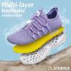 imageATHMILE Water Shoes for Women Men Barefoot Hiking Swim River Shoes Adult Lake Pool Aqua Socks Beach Quick Dry for Surfing Kayaking Sport Walking Accessories Camping Must HavesA Purple
