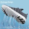 imageATHMILE Water Shoes for Women Men Barefoot Hiking Swim River Shoes Adult Lake Pool Aqua Socks Beach Quick Dry for Surfing Kayaking Sport Walking Accessories Camping Must HavesA Dark Grey