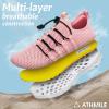 imageATHMILE Water Shoes for Women Men Barefoot Hiking Swim River Shoes Adult Lake Pool Aqua Socks Beach Quick Dry for Surfing Kayaking Sport Walking Accessories Camping Must HavesA Pink
