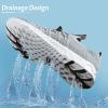 imageATHMILE Water Shoes for Women Men Barefoot Hiking Swim River Shoes Adult Lake Pool Aqua Socks Beach Quick Dry for Surfing Kayaking Sport Walking Accessories Camping Must HavesA Light Grey