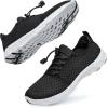 imageATHMILE Water Shoes for Women Men Barefoot Hiking Swim River Shoes Adult Lake Pool Aqua Socks Beach Quick Dry for Surfing Kayaking Sport Walking Accessories Camping Must HavesB Black