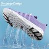 imageATHMILE Water Shoes for Women Men Barefoot Hiking Swim River Shoes Adult Lake Pool Aqua Socks Beach Quick Dry for Surfing Kayaking Sport Walking Accessories Camping Must HavesA Purple