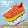 imageATHMILE Water Shoes for Women Men Barefoot Hiking Swim River Shoes Adult Lake Pool Aqua Socks Beach Quick Dry for Surfing Kayaking Sport Walking Accessories Camping Must HavesA Orange