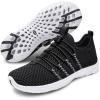 imageATHMILE Water Shoes for Women Men Barefoot Hiking Swim River Shoes Adult Lake Pool Aqua Socks Beach Quick Dry for Surfing Kayaking Sport Walking Accessories Camping Must HavesA Black