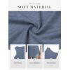 imageATHMILE Womens Loose Fit Casual Flowy Tank Tops Round Neck Trendy Sleeveless Summer Beach Clothes OutfitsGrey Blue