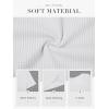 imageATHMILE Womens Short Sleeve V Neck Ribbed Knit Button T Shirts Henley Solid Color Summer TopsWhite