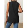 imageATHMILE Womens Tank Tops Loose Fit Casual V Neck Shirts Flowy Sleeveless Summer Soft Tee Basic Trendy OutfitsBlack