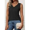 imageATHMILE Womens Tank Tops Loose Fit Casual V Neck Shirts Flowy Sleeveless Summer Soft Tee Basic Trendy OutfitsBlack