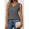 imageATHMILE Womens Tank Tops Loose Fit Casual V Neck Shirts Flowy Sleeveless Summer Soft Tee Basic Trendy OutfitsGrey