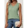 imageATHMILE Womens Tank Tops Loose Fit Casual V Neck Shirts Flowy Sleeveless Summer Soft Tee Basic Trendy OutfitsGrey Green