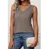 imageATHMILE Womens Tank Tops Loose Fit Casual V Neck Shirts Flowy Sleeveless Summer Soft Tee Basic Trendy OutfitsPurple Grey