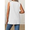 imageATHMILE Womens Tank Tops Loose Fit Casual V Neck Shirts Flowy Sleeveless Summer Soft Tee Basic Trendy OutfitsWhite