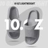imageATHMILE Cloud Slippers for Women Pillow Slides for Men Shower Shoes Thick Sole House Shoes for Bathroom Indoor OutdoorGrey