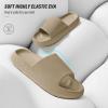 imageATHMILE Cloud Slippers for Women Pillow Slides for Men Shower Shoes Thick Sole House Shoes for Bathroom Indoor OutdoorNude