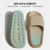 imageATHMILE Cloud Slippers for Women Pillow Slides for Men Shower Shoes Thick Sole House Shoes for Bathroom Indoor OutdoorNude