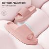imageATHMILE Cloud Slippers for Women Pillow Slides for Men Shower Shoes Thick Sole House Shoes for Bathroom Indoor OutdoorPink