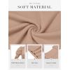 imageATHMILE Womens Puff Short Sleeve Sweater Tops 2025 Spring Summer Trendy SquareV Neck Casual T Shirts BlousesAbeige