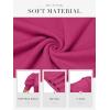 imageATHMILE Womens Puff Short Sleeve Sweater Tops 2025 Spring Summer Trendy SquareV Neck Casual T Shirts BlousesBhot Pink