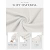 imageATHMILE Womens Puff Short Sleeve Sweater Tops 2025 Spring Summer Trendy SquareV Neck Casual T Shirts BlousesBwhite