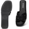 imageATHMILE Womens Sandals Dressy Summer Flat Beach Comfortable Cute Sandals for Women Slides Casual Dress Sandal 2024 Size 611Black
