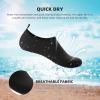 imageWater Shoes for Women Men QuickDry Aqua Socks Swim Beach Barefoot Yoga Exercise Wear Sport Accessories Pool Camping Must Haves Adult Youth SizeBlacknw002