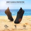 imageWater Shoes for Women Men QuickDry Aqua Socks Swim Beach Barefoot Yoga Exercise Wear Sport Accessories Pool Camping Must Haves Adult Youth SizeBlackw083