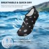 imageWater Shoes for Women Men QuickDry Aqua Socks Swim Beach Barefoot Yoga Exercise Wear Sport Accessories Pool Camping Must Haves Adult Youth SizeGeometric Stripes