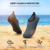 imageWater Shoes for Women Men QuickDry Aqua Socks Swim Beach Barefoot Yoga Exercise Wear Sport Accessories Pool Camping Must Haves Adult Youth SizeGreynw002