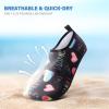 imageWater Shoes for Women Men QuickDry Aqua Socks Swim Beach Barefoot Yoga Exercise Wear Sport Accessories Pool Camping Must Haves Adult Youth SizeNlove Rainbow