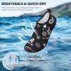 imageWater Shoes for Women Men QuickDry Aqua Socks Swim Beach Barefoot Yoga Exercise Wear Sport Accessories Pool Camping Must Haves Adult Youth SizePaisley  Flowers