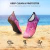 imageWater Shoes for Women Men QuickDry Aqua Socks Swim Beach Barefoot Yoga Exercise Wear Sport Accessories Pool Camping Must Haves Adult Youth SizeStar Moon Pink