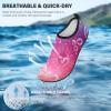 imageWater Shoes for Women Men QuickDry Aqua Socks Swim Beach Barefoot Yoga Exercise Wear Sport Accessories Pool Camping Must Haves Adult Youth SizeStar Moon Pink