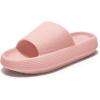 imageATHMILE Cloud Slippers for Women Pillow Slides for Men Shower Shoes Thick Sole House Shoes for Bathroom Indoor OutdoorPink