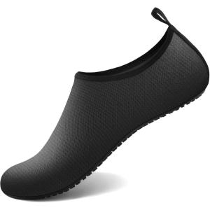imageWater Shoes for Women Men QuickDry Aqua Socks Swim Beach Barefoot Yoga Exercise Wear Sport Accessories Pool Camping Must Haves Adult Youth SizeBlackw083