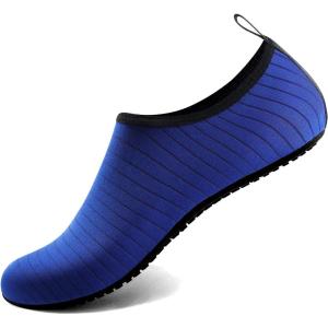 imageWater Shoes for Women Men QuickDry Aqua Socks Swim Beach Barefoot Yoga Exercise Wear Sport Accessories Pool Camping Must Haves Adult Youth SizeBluew001