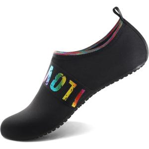imageWater Shoes for Women Men QuickDry Aqua Socks Swim Beach Barefoot Yoga Exercise Wear Sport Accessories Pool Camping Must Haves Adult Youth SizeColor Love