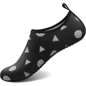 imageWater Shoes for Women Men QuickDry Aqua Socks Swim Beach Barefoot Yoga Exercise Wear Sport Accessories Pool Camping Must Haves Adult Youth SizeGeometric Stripes