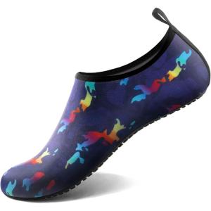 imageWater Shoes for Women Men QuickDry Aqua Socks Swim Beach Barefoot Yoga Exercise Wear Sport Accessories Pool Camping Must Haves Adult Youth SizeNwarren Blue