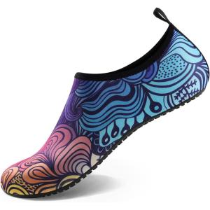 imageWater Shoes for Women Men QuickDry Aqua Socks Swim Beach Barefoot Yoga Exercise Wear Sport Accessories Pool Camping Must Haves Adult Youth SizeRosy Clouds