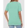 imageATHMILE Womens Tops Crewneck Short Sleeve Tees Trendy Lightweight Soft Casual Summer T Shirts 2025Aqua