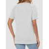 imageATHMILE Womens Tops Crewneck Short Sleeve Tees Trendy Lightweight Soft Casual Summer T Shirts 2025White
