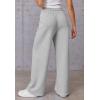 imageATHMILE Womens Wide Leg Sweatpants High Waisted Baggy Pants Fashion Teen Girl Drawstring Athletic JoggersGrey