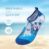 imageATHMILE Toddler Water Shoes for Kids Boys GirlsSwim Quick Dry Aqua Socks Little Kid Baby Youth Children NonSlip for Beach Pool Outdoor Sports WalkingBig Blue Shark