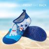 imageATHMILE Toddler Water Shoes for Kids Boys GirlsSwim Quick Dry Aqua Socks Little Kid Baby Youth Children NonSlip for Beach Pool Outdoor Sports WalkingBig Blue Shark