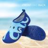 imageATHMILE Toddler Water Shoes for Kids Boys GirlsSwim Quick Dry Aqua Socks Little Kid Baby Youth Children NonSlip for Beach Pool Outdoor Sports WalkingBlue Octopus