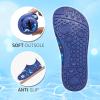 imageATHMILE Toddler Water Shoes for Kids Boys GirlsSwim Quick Dry Aqua Socks Little Kid Baby Youth Children NonSlip for Beach Pool Outdoor Sports WalkingBlue Shark