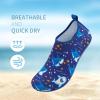 imageATHMILE Toddler Water Shoes for Kids Boys GirlsSwim Quick Dry Aqua Socks Little Kid Baby Youth Children NonSlip for Beach Pool Outdoor Sports WalkingBlue Shark