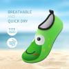 imageATHMILE Toddler Water Shoes for Kids Boys GirlsSwim Quick Dry Aqua Socks Little Kid Baby Youth Children NonSlip for Beach Pool Outdoor Sports WalkingCheerful Frogs