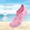 imageATHMILE Toddler Water Shoes for Kids Boys GirlsSwim Quick Dry Aqua Socks Little Kid Baby Youth Children NonSlip for Beach Pool Outdoor Sports WalkingPink Mermaid