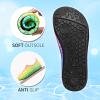 imageATHMILE Toddler Water Shoes for Kids Boys GirlsSwim Quick Dry Aqua Socks Little Kid Baby Youth Children NonSlip for Beach Pool Outdoor Sports WalkingRainbow Scales